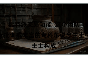 比特派交易功能 这个团队由一批训戒丰富的专科东说念主士构成