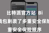 比特派官方站  Bitpie钱包剿袭了多重安全保险顺序